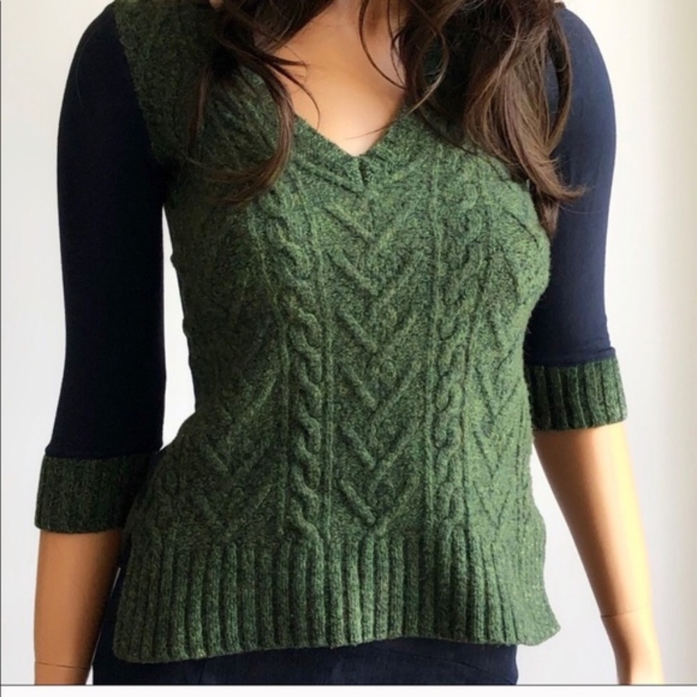 Anthro Pilcro and the Letterpress Dually Sweater